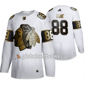 Chicago Blackhawks Hockeydrakt Patrick Kane 88 Adidas 2019-2020 Golden Edition Hvit Authentic - Herre